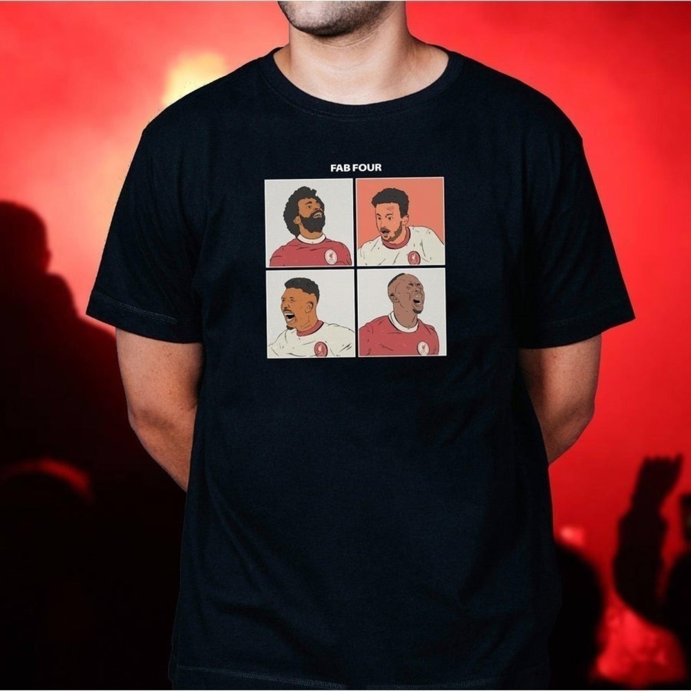 The Beatles Let It Be Album Cover Liverpool Fc Tshirt